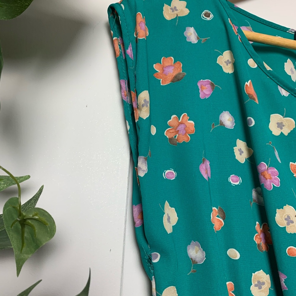 Green Floral Dress - Picture 5 of 14